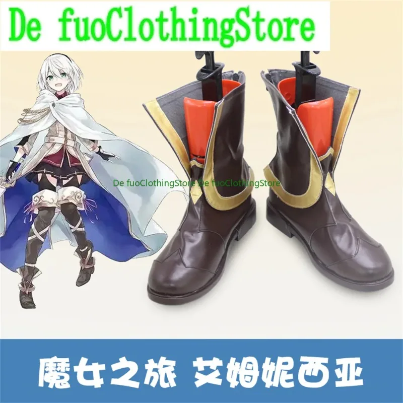 Defuy of Elaina Amnesia Cosplay Schoenen Laarzen Spel Anime Spel Rollenspel Halloween Party Props Schoenen Laarzen
