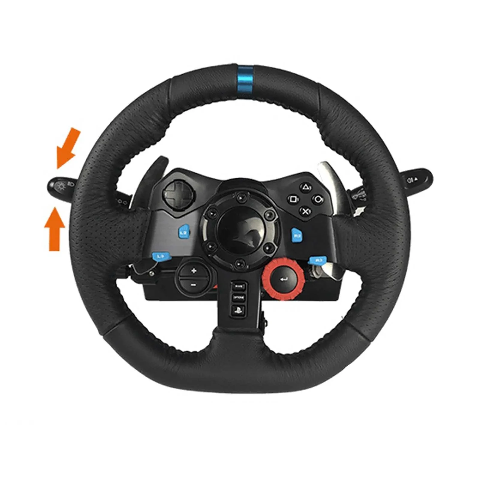 Simulator Games Steering Wheel Turn Signal Wiper Retrofit Kit for Logitech G29 G27 for T300 RS GT Drive-free Euro/American Truck