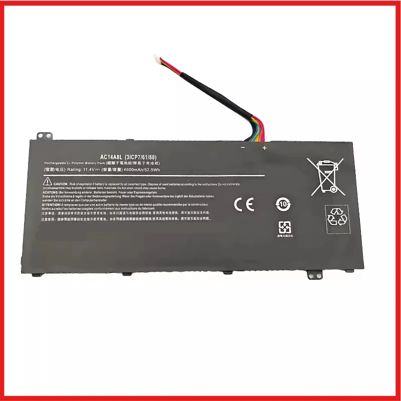 AC14A8L Replacement Laptop Battery for Acer VN7-571 V15 Nitro VN7591 592G High Quality High Safety Stable Output Long Cycle Life