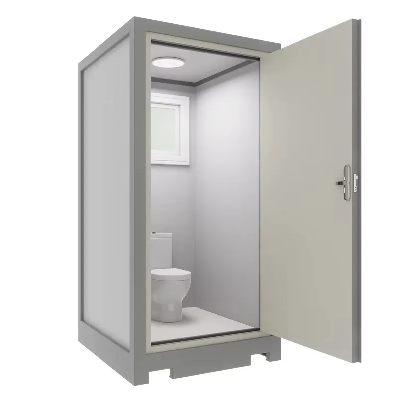 Portable toilet, mobile bathroom, outdoor manufacturing, sandwich panel, durable and environmentally friendly