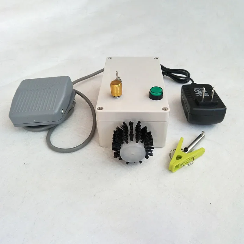 Máquina de torsión eléctrica, regulación de velocidad, auriculares trenzados, protector de cable, cepillo, divisor de alambre, máquina atacadadora de clip