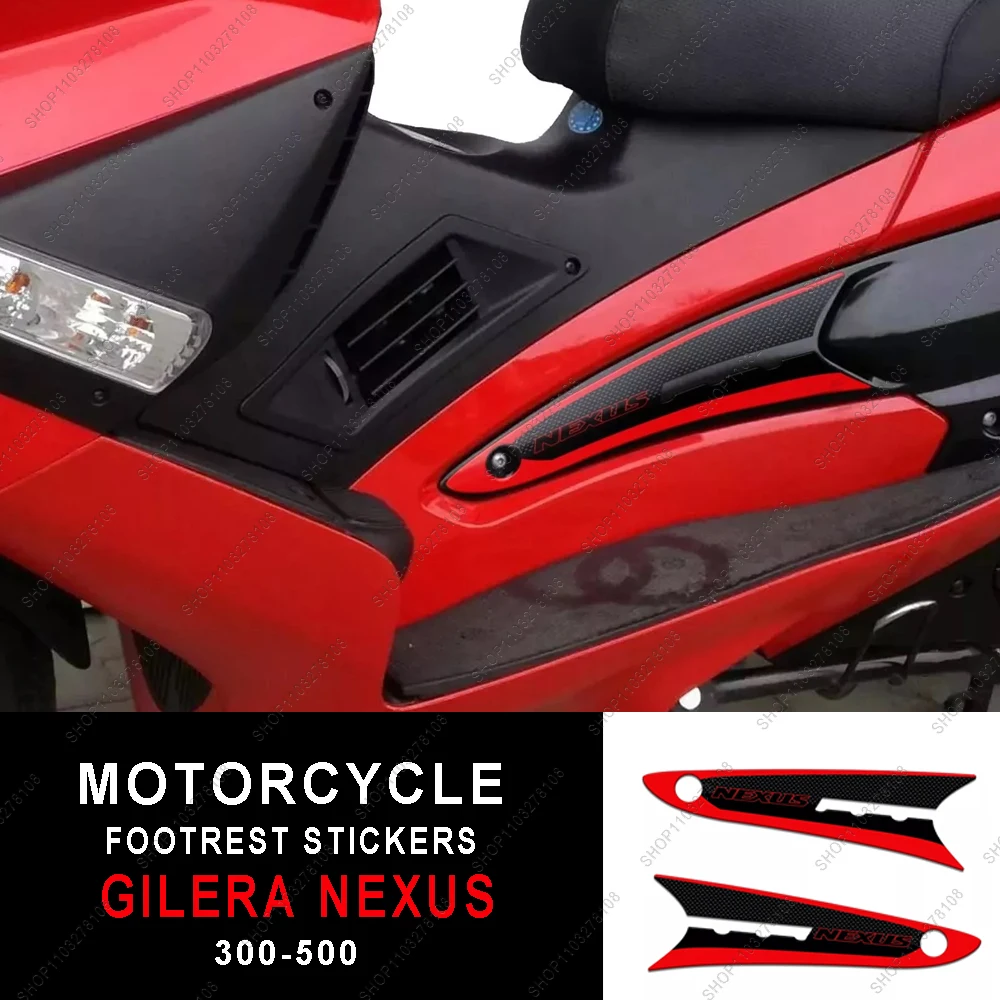 

For GILERA NEXUS 300-500 Limited Edition 3D Epoxy Resin Sticker Motorcycle Tank Pad Sticker Waterproof