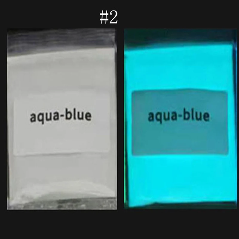50G Halloween  Luminous Phosphor Nail Glitter Powder Glow-In -Dark Epoxy Resin Nail Powder Long-Lasting Luminous Nail Dust FD#48