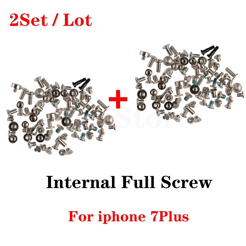 2set Full Screw Set For iPhone X XS XR 11 12 Pro Max Mini 6 6S 7 8 Plus Mobile Accessories Inner Complete Screws Repair Parts