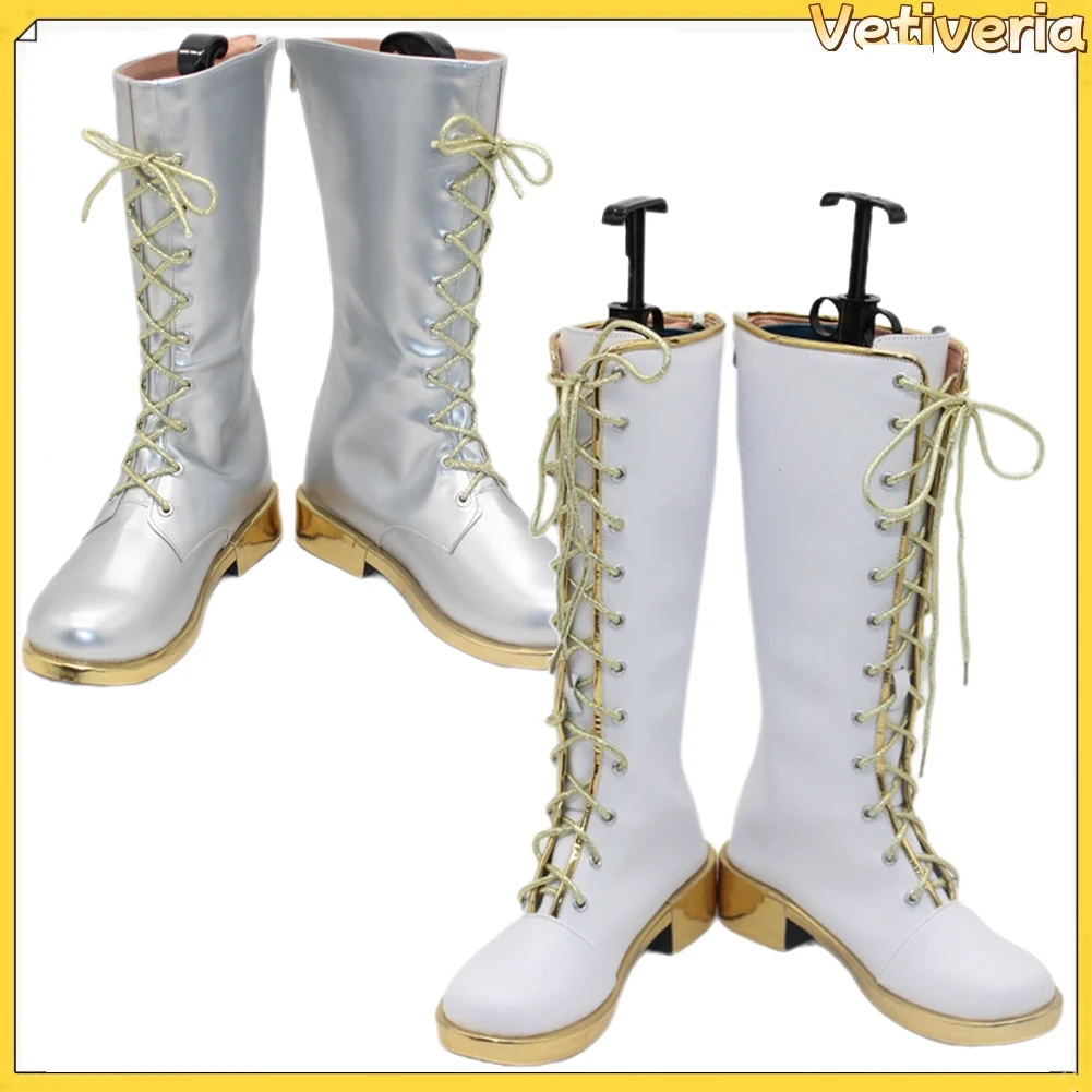 

Zoey Rumi Cosplay Shoes Boots Cartoon Demon Hunters KPop Roleplay Disguise Footwear Halloween Costumes Custom Made Accessory