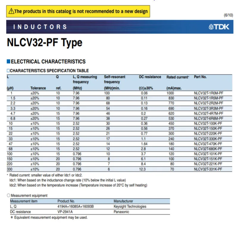 新100% NLCV32T-1R0M-PF NLCV32T-1R5M-PF NLCV32T-470K-PF NLCV32T-330K-PF 3225 1210 smdプラスチックシールド巻線インダクタ