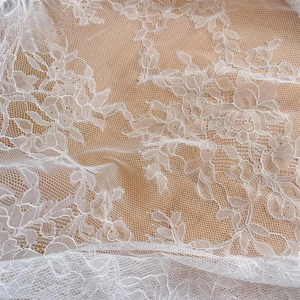 

New High Quality Embroidered Plaid Wedding Dress and Headwear, Ultra-thin Fabric, DIY Background Decoration Accessory