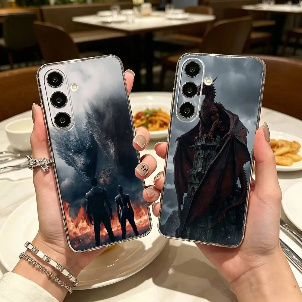 popular Game of Thrones Clear Phone Case for Samsung A71, A70, A52, A51, A40, A30, A20