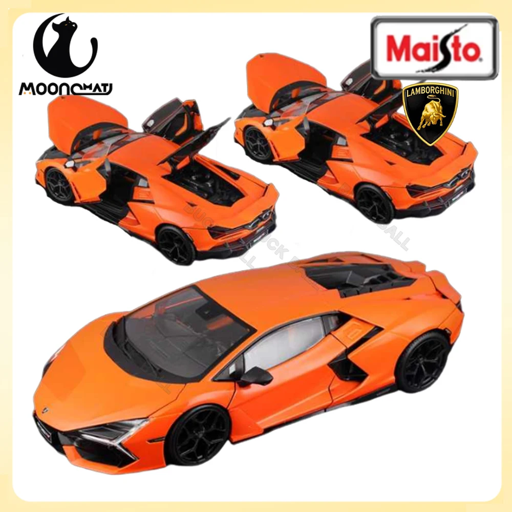 Maisto 1:18 Lamborghini Revuelto Sports Car Die-cast Lamborghini Model Edition Alloy Luxury Vehicle Toy Collection Ornaments