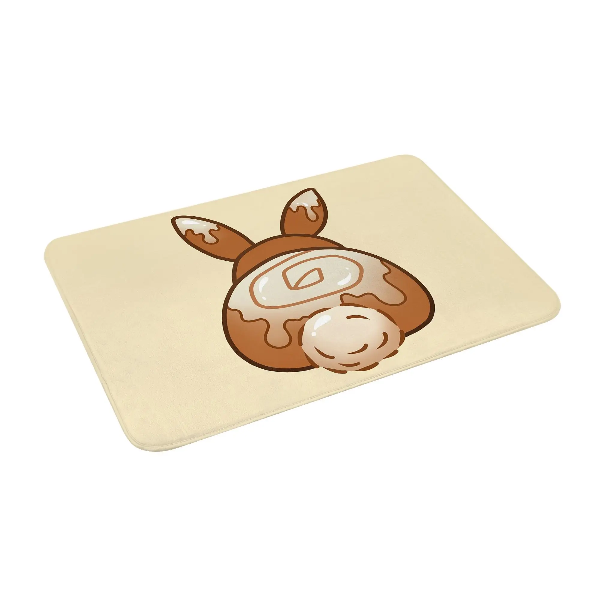 

Cinnamon Bunny Non-slip Doormat Floor Mat Washable Carpet Rug for Kitchen Entrance Home Bedroom Footpad Mats