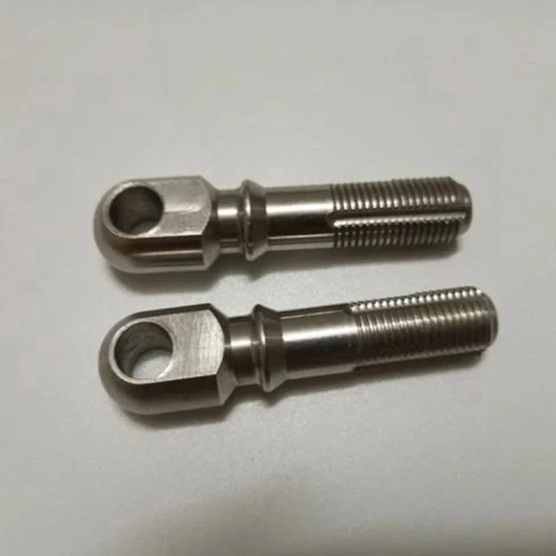 Custom CNC Machined Stainless Steel/Titanium Eye Bolt Fish Threaded Rod Industrial Machinery Fastener