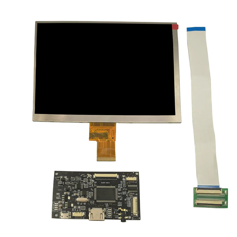 Imagem -05 - Hdmi Controlador Driver Board Painel Kit Monitor Tela Lcd Hj080ia01e He080ia-01d 1024x768 8