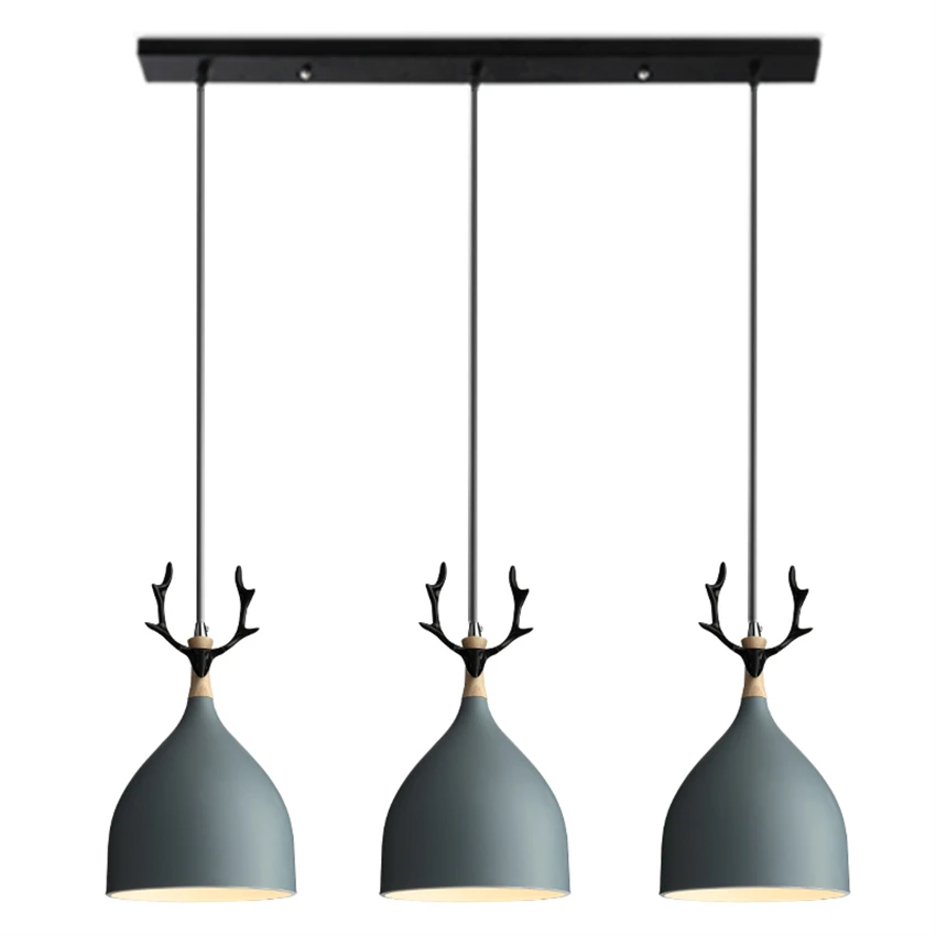 

Nordic antler decoration pendant lights dining room lamp bedside modern table home kitchen living room hanging lights lighting