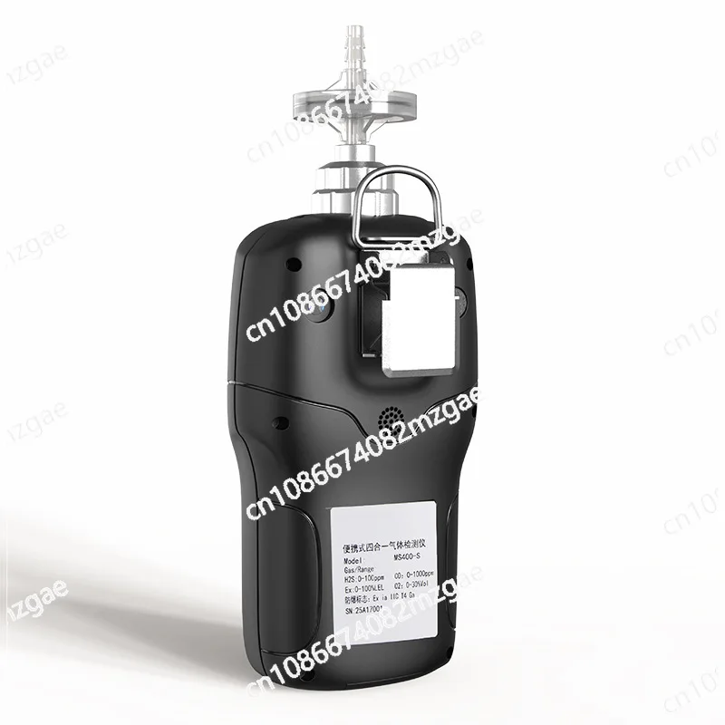 Portable composite detector, combustible hydrogen sulfide air, liquefied gas, carbon monoxide four-in-one detector