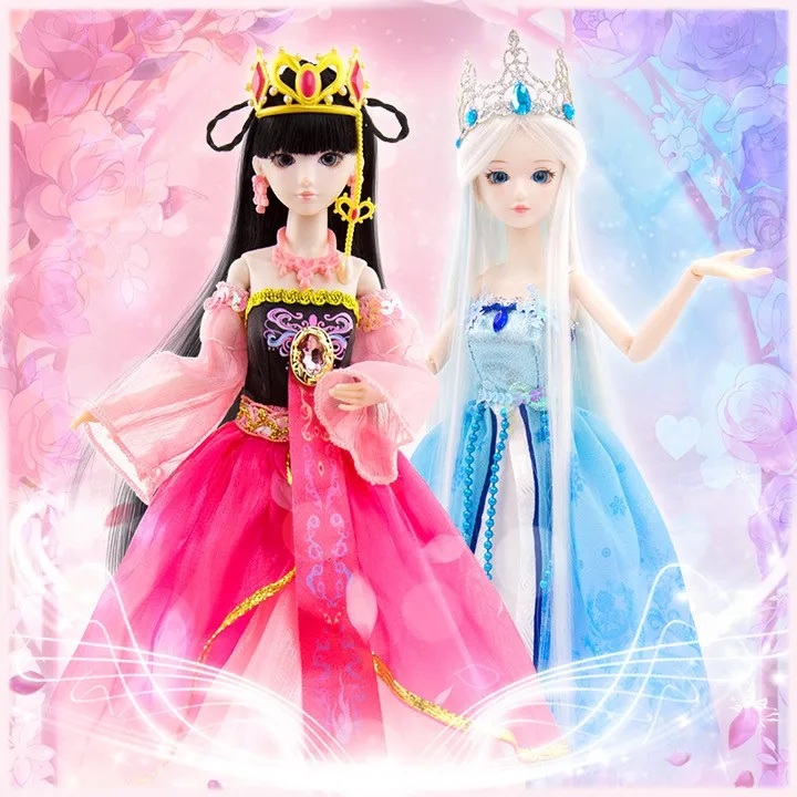 Night Lolita Yeluoli Pop 29 cm BJD Prinses Pop Serie Anime Handgemaakte Model Kinderen Dress Up Speelgoed Fee Ijs Prinses gift