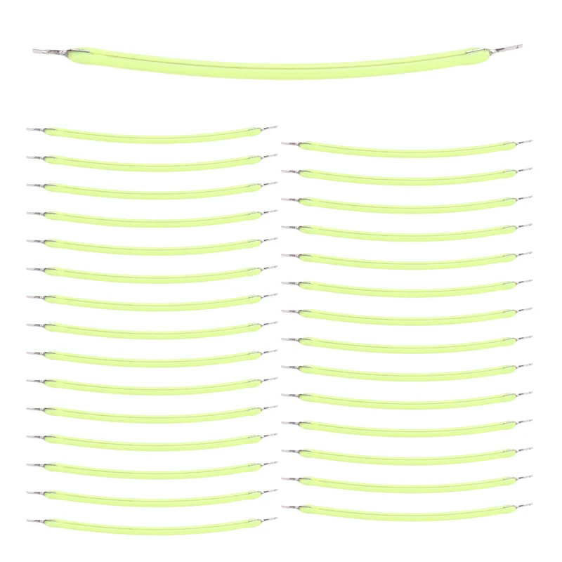 LICE-30PCS 3V Ultra Slim LED Filamento Flexível 60Mm Peças de Lâmpada Retro LED Diodo Filamento de Iluminação