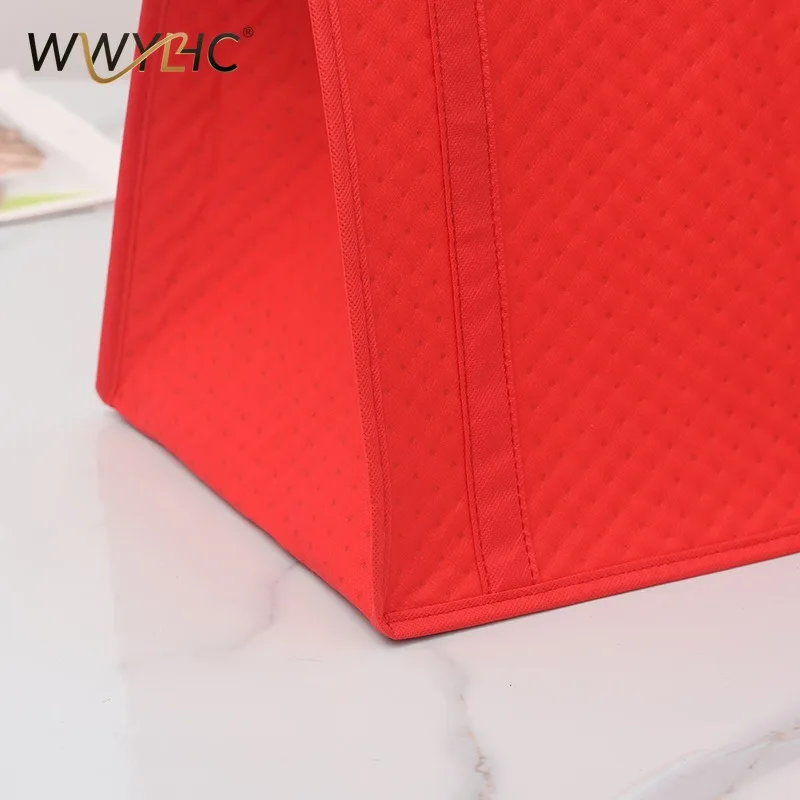 Suitable for Portable Thermal Lunch Bag Thick Aluminum Foil BBQ Cooler Non-woven Shopping Bag