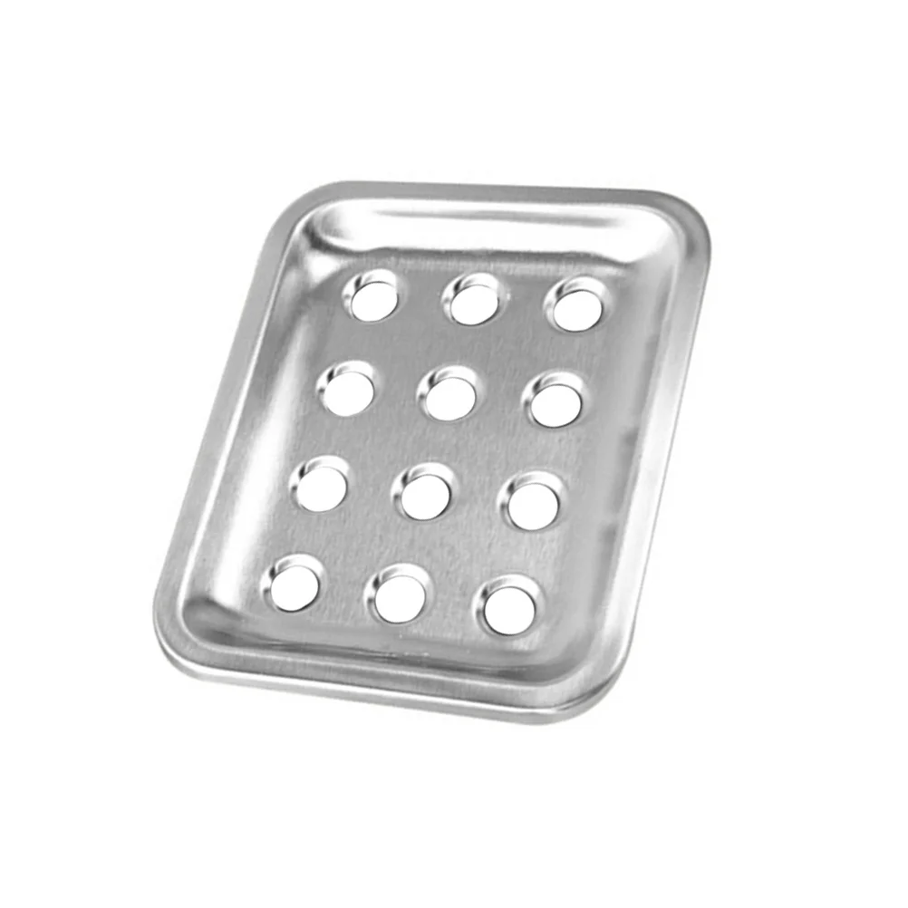 

Stainless Steel Soap Dish Double Layer Drain Tray For Bathroom Shower Kitchen Rust Proof Soap Holder Box Case Drainer