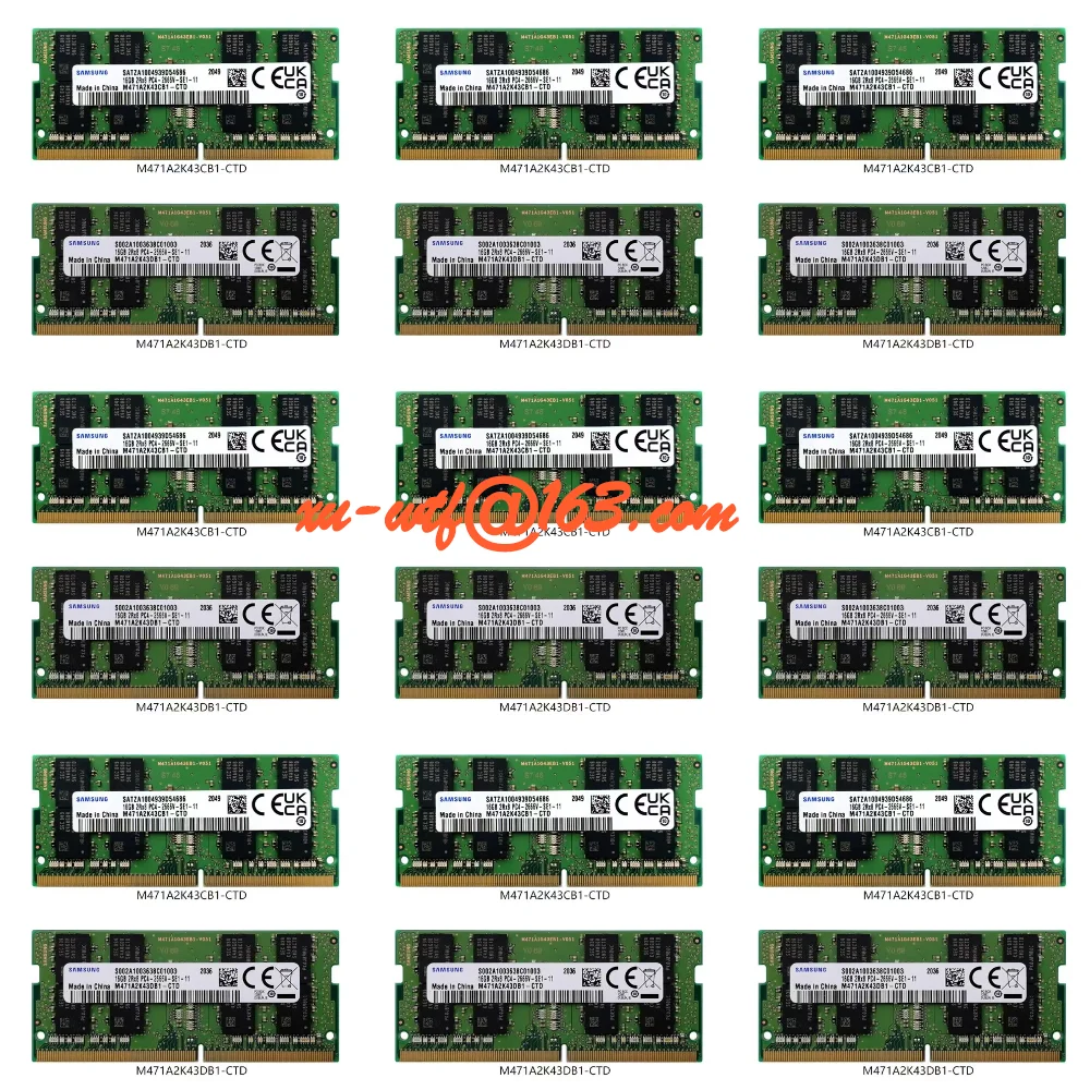 

New Original DDR4 16G 2666MHz 2Rx8 PC4-2666V M471A2K43DB1-CTD M471A2K43CB1-CTD Notebook Memory Module