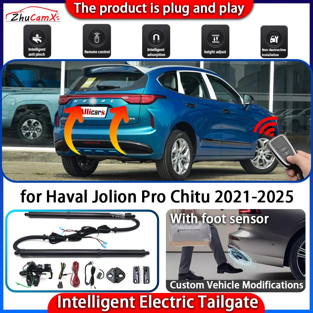 ZhuCamX Smart Powered Tailgate System for Haval Jolion Pro Chitu 2021-2025 Automatic Intelligent Electric Trunk Lift Control Kit