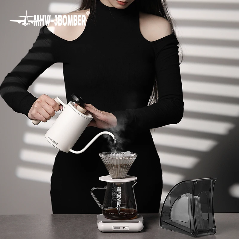 MHW-3BOMBER Instant Read Digital Thermometer Coffee Milk Frother Pitcher Professional Barista Accessories Travel Camping Tools