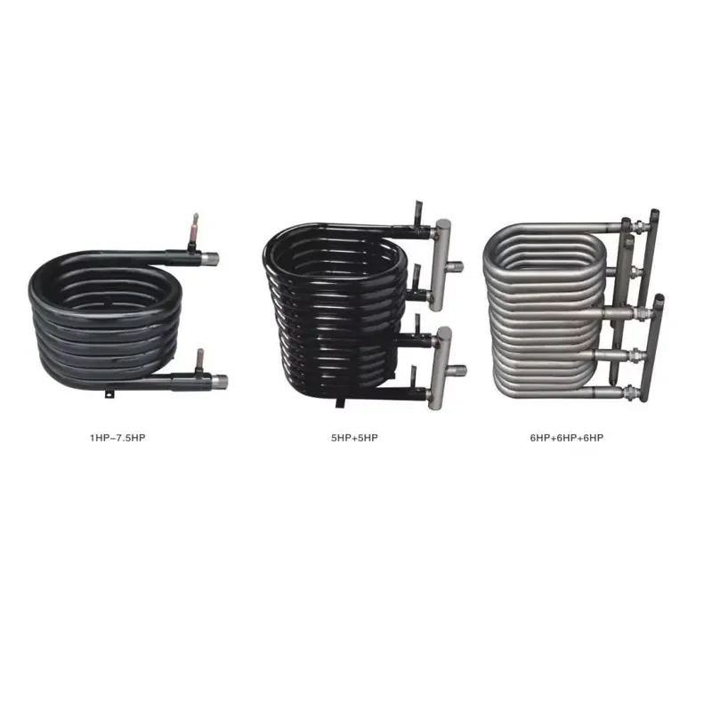 Efficient Custom Copper Coaxial Coil Heat Exchanger for Chillers/Condensers/Evaporators view 6