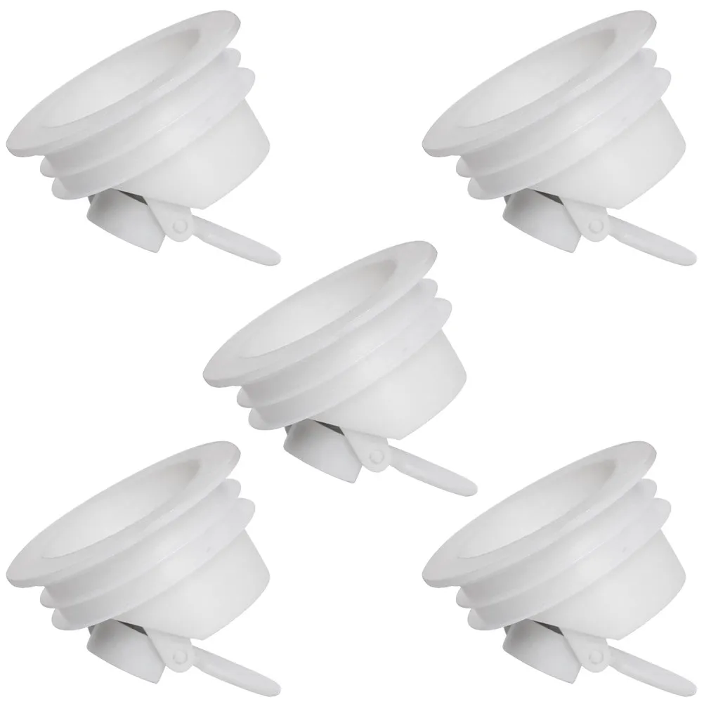 15pcs Floor Drain Core Insert – Anti-Odor Hair Filter & Backflow Preventer for Shower, Kitchen, Sink