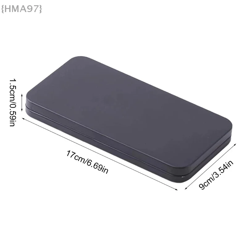 Soporte de papel para dinero, bandeja para monedas de hojalata, caja pequeña de Metal para almacenamiento de efectivo, práctica funda protectora para dinero, organización de medicina