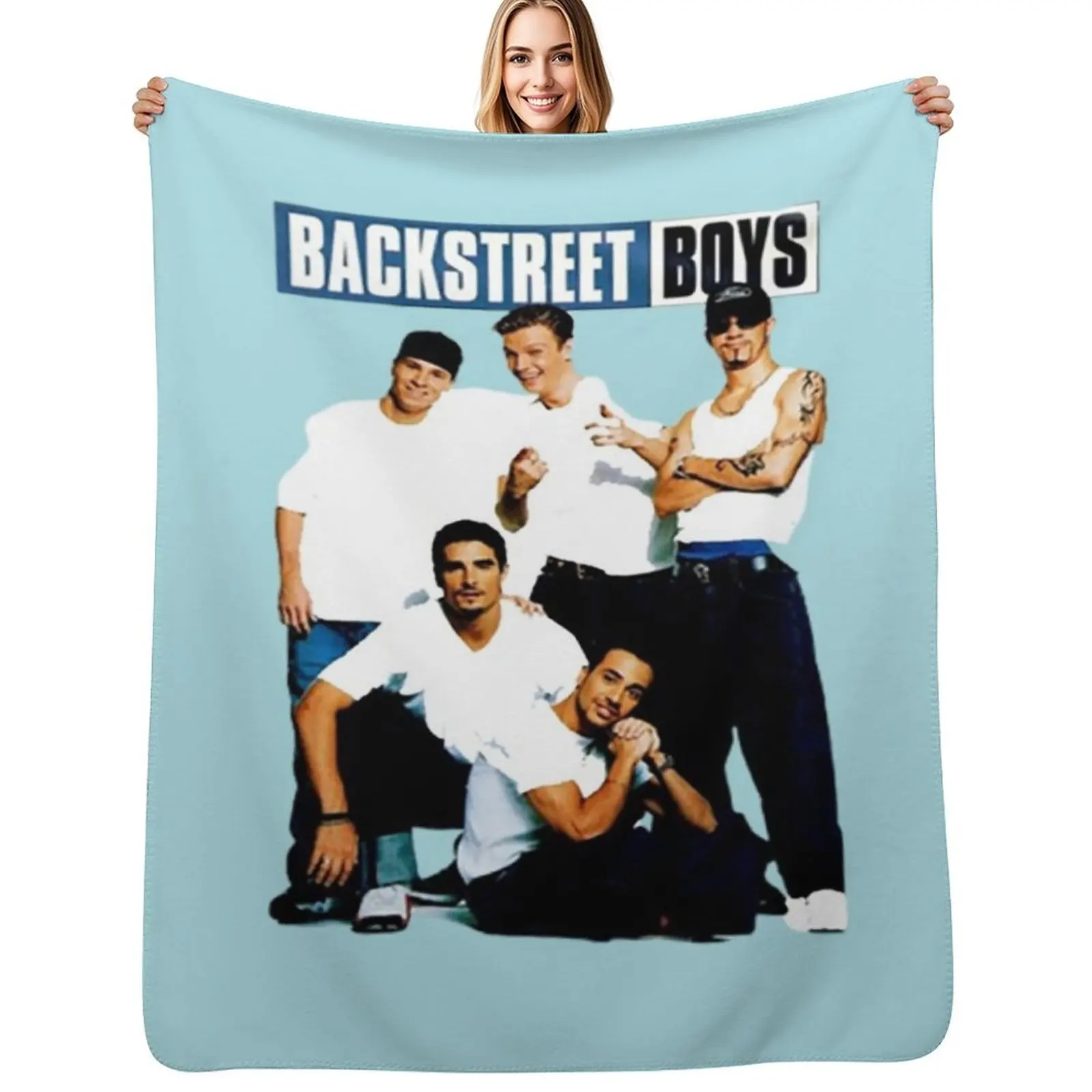 

Backstreet Boys Classic Throw Blanket Reusable Durable Soft Blanket for All Seasons