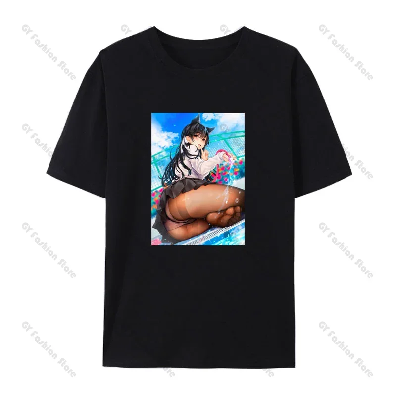 Sexy Girl Bikini Atago Pure Print T-Shirt Anime Casual Beach Harajuku Otaku Hipster  Comfortable  Camisetas  T