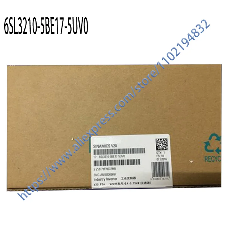 Brand New Original 6SL3210-5BE17-5UV0 One Year Warranty, Fast Shipping