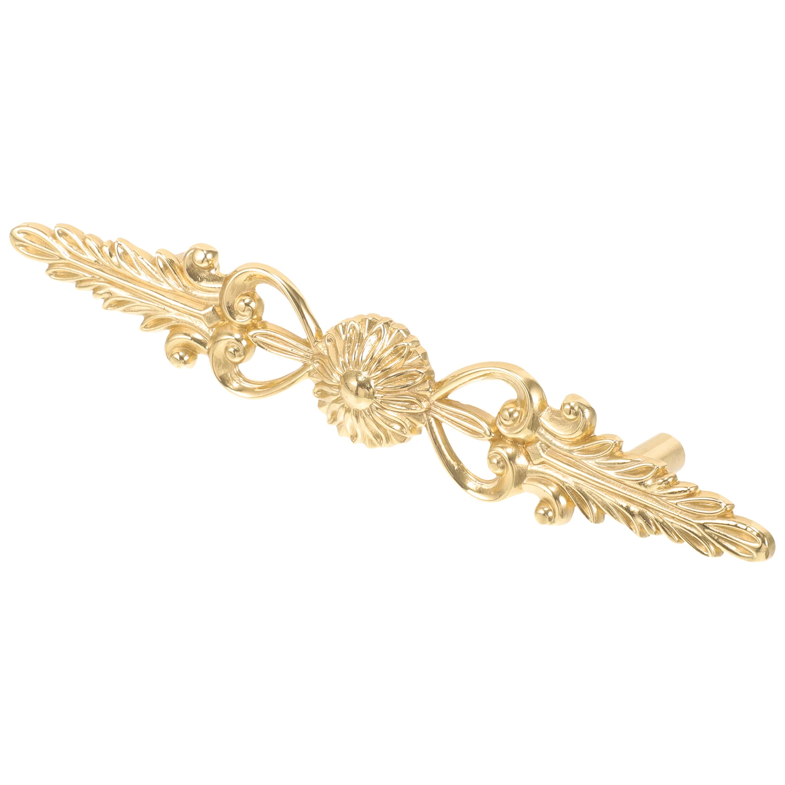 

1pcs Brass Cabinet Handle Drawer Pull Decorative Dresser Pulls Metal Hardware Double Hole Solid Quality Easy Install Light