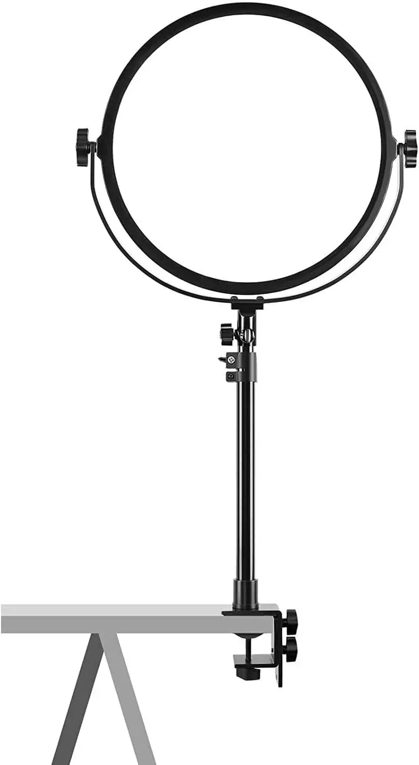 

GVM Key Light, 14" LED Video Light with APP Control, Bi-Color Round Lighting, Ultra Thin 60W 3200-5600K Dimmable LED Soft Light