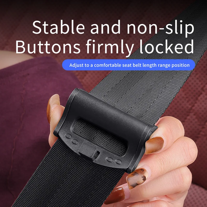 Adjustable Seat Belt Clip Limiter Car Shoulder Neck Relaxer Strap Stopper Universal Safety Belt Positioner  Comfortable Driving