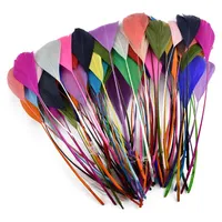 20pcs/lot Colored Goose Feather Decoration Black Geese Goose Feathers DIY Jewelry Party Handicraft Accessories Decor for Clothes