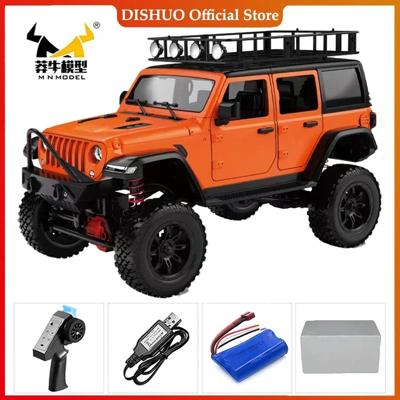 MN MN82 1:12 Retro Rc Car With LED Lights Full-scale Simulation LC79 Professional 4WD Remote Control Pickup RC Truck Model Toys