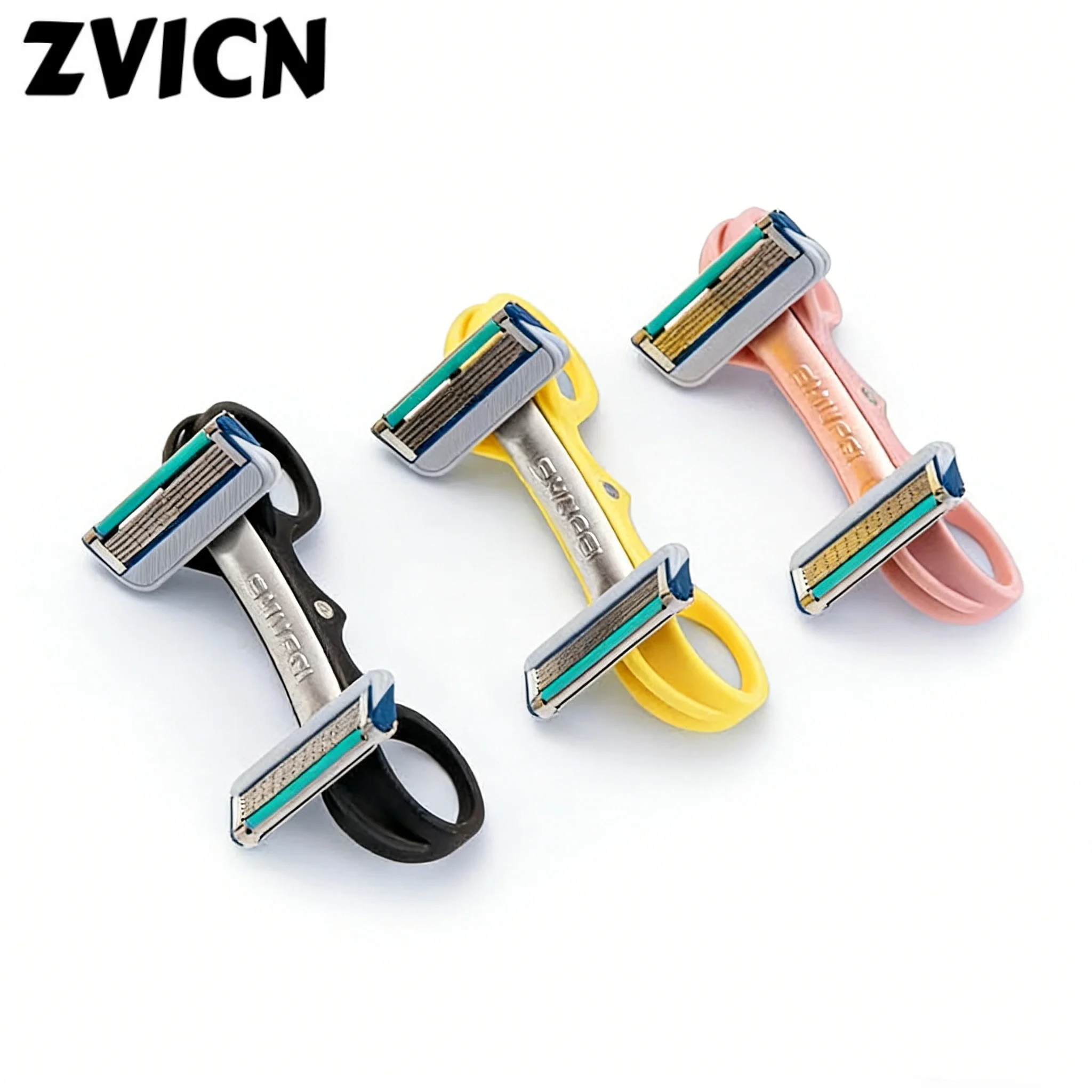 

Бритва с двойным лезвием, мужской ручной триммер для бороды, для чувствительной кожи, для влажного и сухого бритья, для ежедневного использования/под душем/в путешествиях