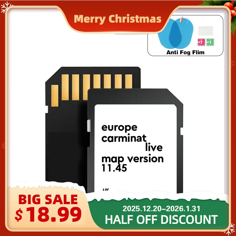 Для Renault Megane Clio Laguna Автомобильная навигация Carminal Live 11,45 Sat Nav Part 8201756572 Обновление SD-карты Европа 2025 Карты 8 ГБ