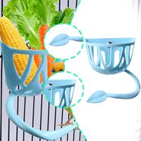 Bird Feeder,Birdcage Accessories,Multipurpose,Hanging Bird Feeding Cup Parrot Vegetable and Fruit Feeding Rack for Budgie