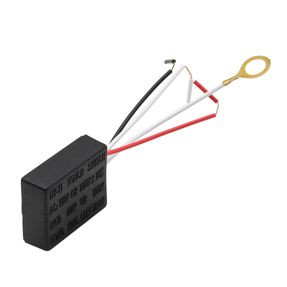 AC 220V 1 Way/3 Way/4 Way Touch Control Sensor Switch 4 Wrie Dimmable Touch Lamp Desk Light Parts Switch For Light Bulbs