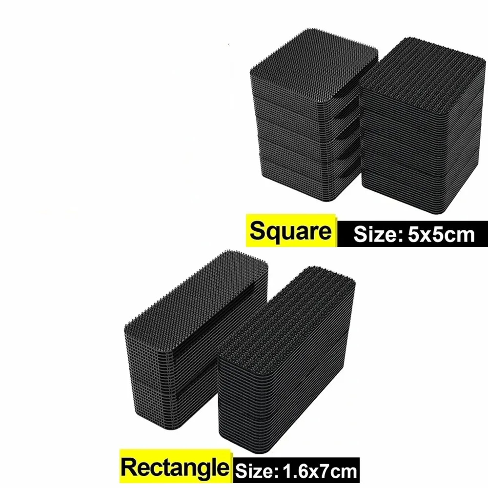 양면 고접착 자동차 카펫 고정 패치, 카펫 고정 스티커, 미끄럼 방지 그립 테이프, 가정용 바닥 발 매트, 20 개, 40 개, 100 개