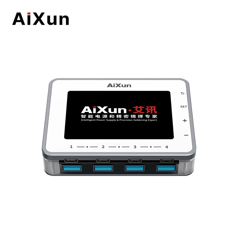 AIXUN PF26 Intelligent Multi-Channel Fast Charger/Strong Power/260W/Support Phones/Watch/Headphone/iPad/notebook