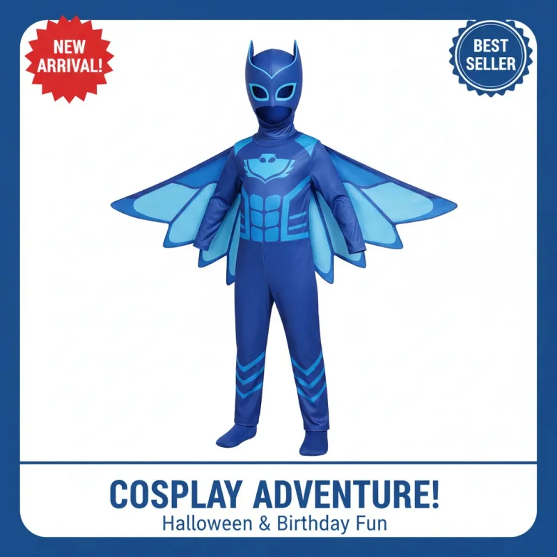 

✠CAINIAO✠CAINIAO Kids Steve Cosplay Diamond Armor Costume 3Pcs Set Blue Halloween Outfits Dress Up✠✠✠T@✠