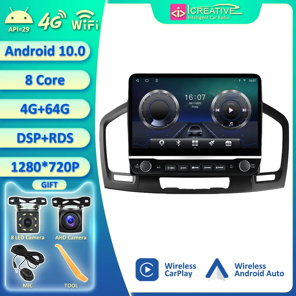 

Android 10 2din Car Radio For Buick Regal For Opel Insignia 2009 - 2017 Auto Video Player Navigation CarPlay Autoradio HU No DVD