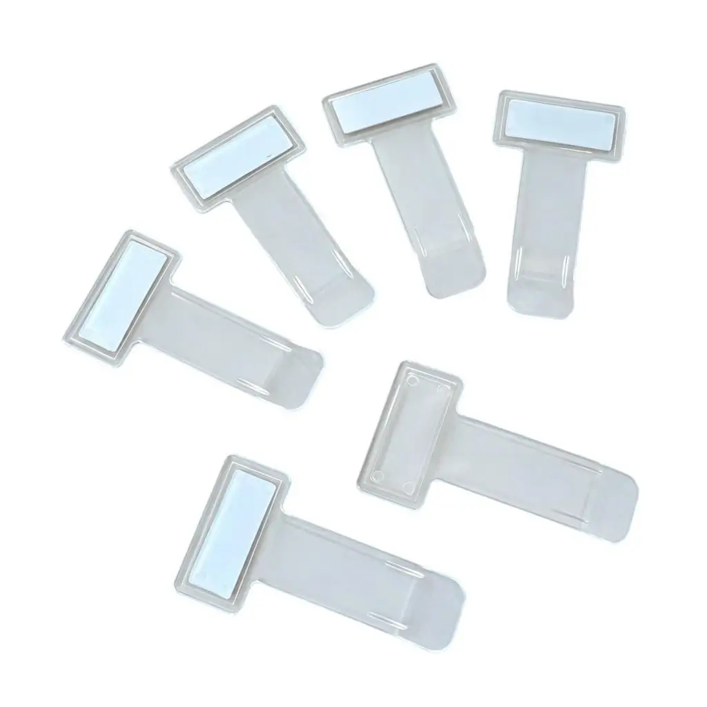 Ticket Clip Holder Transparent Self Adhesive Parking Permits Clip for Van and Car Windscreen Multifunction Note Mount