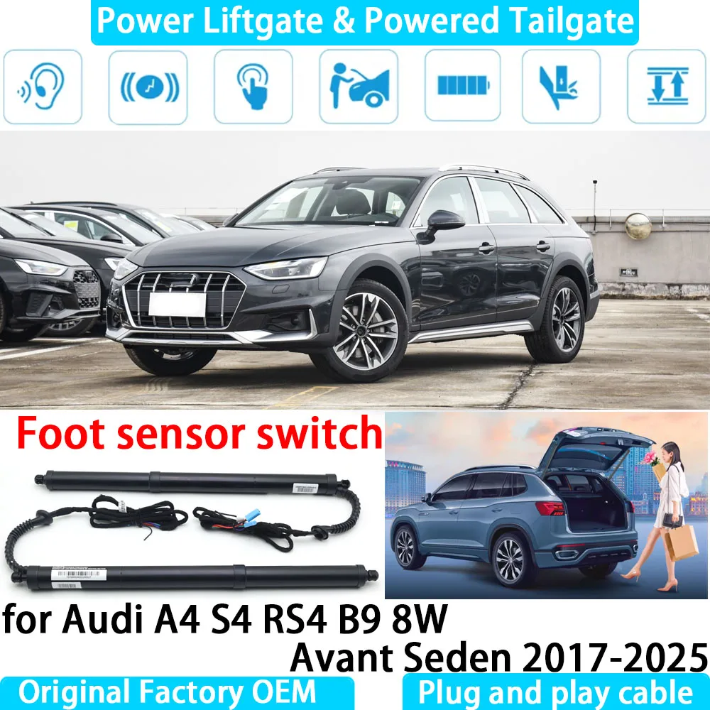 

for Audi A4 S4 RS4 B9 8W Avant Seden 2017-2025 Automatic Electric Power Liftgate Powered Tailgate Strut Tail Gate Lift System