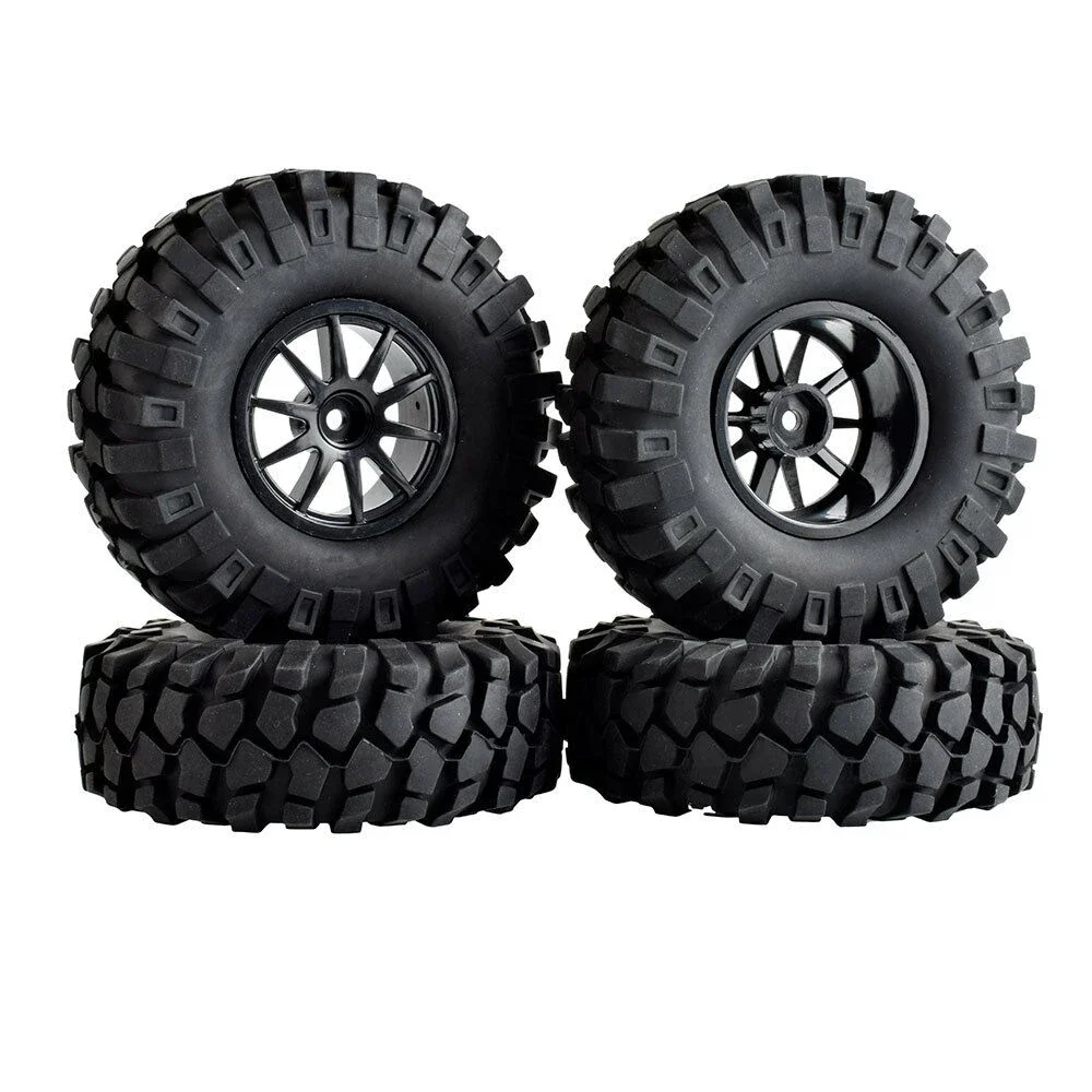 RC 910-7006L Rubber  Tires 108mm & Wheel sets for RC 4WD Axial Rock Climbing