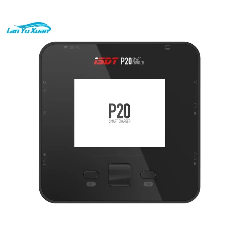 ISDT P20 500WX2 20Ax2 Dual Channel Battery Balance Charger for Lilon LiPo LiHV NiMH Pb RC Models with Parallel Charging Cable