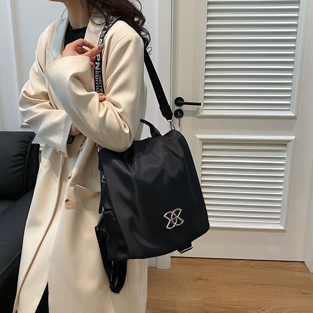 

Women Solid Color Backpack Multi-Purpose College Rucksack Large Capacity Lightweight Leisure Travel Outdoor Bag