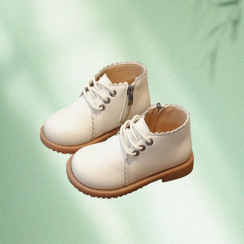 

Autumn Winter Baby Boys Girls Casual Boots Retro Style Children Short Soft Sole Anti Slip Kids Outdoor Footwear